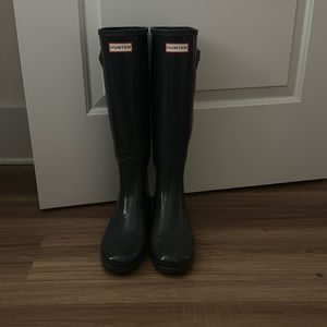 Tall Grey Hunter Rainboots